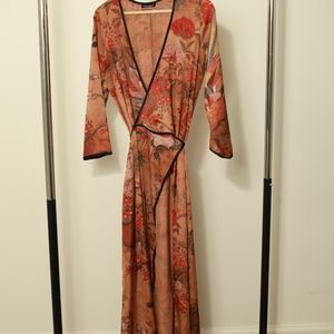 Zara real silk kimono